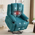 Oversized Power Lift Recliner Chair for Elderly,135Adjustable Lay Flat Lift Chair Electric Recliner Chairs, 2 Cup Holders and Stand Assist