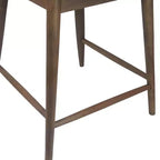 Christopher Knight Home Wanda Mid-Century Modern Rubberwood Upholstered Counter Stools (Set of 2)