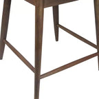 Christopher Knight Home Wanda Mid-Century Modern Rubberwood Upholstered Counter Stools (Set of 2)