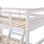 Luxystar Twin Over Full Convertible Bunk Bed With 2 Storage Drawers