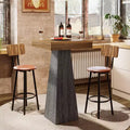 Lantine Square Bar Table, 39.96 High Pub Table, Small Home Bar Unit for Dining, Coffee, Cocktail, Small Space, Kitchen, (Only Table)