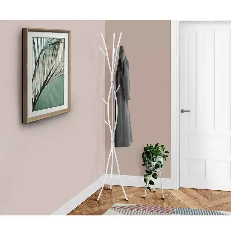 74 Metal Tree Branch Coat Rack 11 Hooks Freestanding Hall Tree