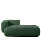 Chaise longue moderne rembourrée en mousse haute densité, assise élégante et stylée, canapé douillet en bouclé pour salon ou chambre-Panipeachy