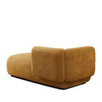 Chaise longue moderne rembourrée en mousse haute densité, assise élégante et stylée, canapé douillet en bouclé pour salon ou chambre-Panipeachy