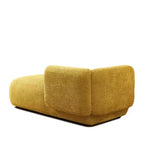 Chaise longue moderne rembourrée en mousse haute densité, assise élégante et stylée, canapé douillet en bouclé pour salon ou chambre-Panipeachy