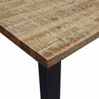 VidaXL Industrial Dining Table in Solid Acacia Wood