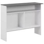 vidaXL Table de bar Table haute Table de bistrot pour cuisine avec 2 plateaux de table
