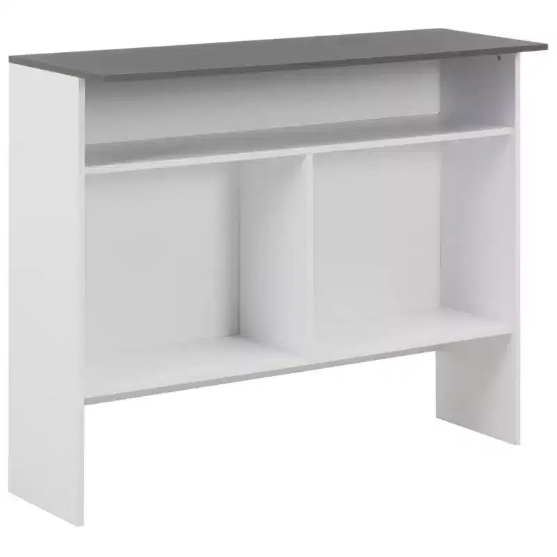 vidaXL Table de bar Table haute Table de bistrot pour cuisine avec 2 plateaux de table