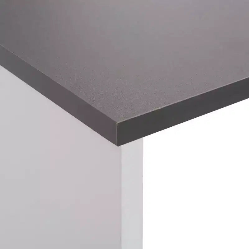 vidaXL Table de bar Table haute Table de bistrot pour cuisine avec 2 plateaux de table