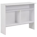 vidaXL Table de bar Table haute Table de bistrot pour cuisine avec 2 plateaux de table