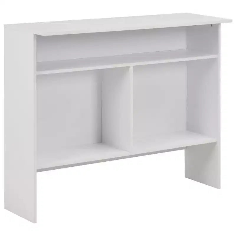 vidaXL Table de bar Table haute Table de bistrot pour cuisine avec 2 plateaux de table
