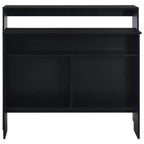 vidaXL Table de bar Table haute Table de bistrot pour cuisine avec 2 plateaux de table