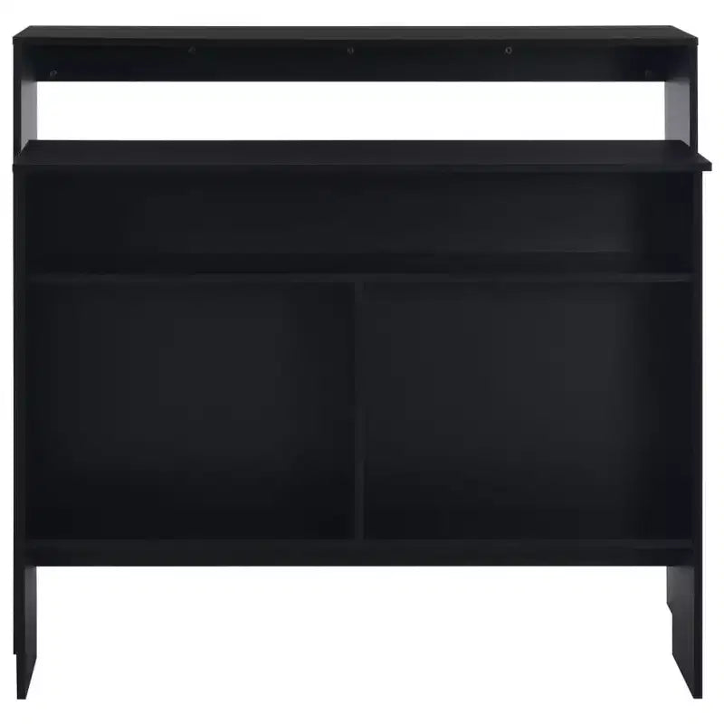 vidaXL Table de bar Table haute Table de bistrot pour cuisine avec 2 plateaux de table