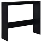 vidaXL Table de bar Table haute Table de bistrot pour cuisine avec 2 plateaux de table