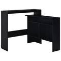 vidaXL Bar Table Pub Table for Kitchen Dining Bistro Table with 2 Table Tops