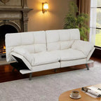 Dyonery Canapé-lit Futon Convertible 71", Canapé Futon Confortable, Canapé-lit Inclinable en Mousse à Mémoire de Forme pour Salon, Bureau, Appartement