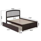 HomeStock Freestanding Headboards with Bed Frame