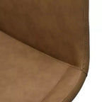 Chaise de salle à manger moderne Kelila GDFStudio, revêtement en similicuir et pieds en métal