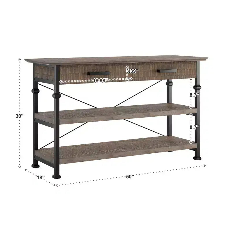 Meuble TV industriel vintage Ronay - iNSPIRE Q