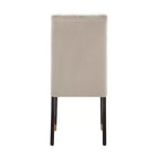 Chaises de salle à manger Pruett Velvet Channel Back (lot de 2) - iNSPIREQ