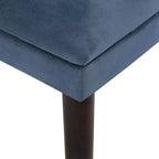 Chaises de salle à manger Pruett Velvet Channel Back (lot de 2) - iNSPIREQ