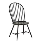 Chaise d'appoint en métal Norfolk Hoop High Back Windsor avec siège en bois (lot de 2) - iNSPIREQ