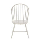 Chaise d'appoint en métal Norfolk Hoop High Back Windsor avec siège en bois (lot de 2) - iNSPIREQ