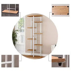 Support de Plante Intérieur Extérieur, Étagère d'Angle Haute à 4 Niveaux pour Plantes, Étagère Haute en Métal Multi-Niveaux pour Plantes, Présentoir pour Patio Jardin