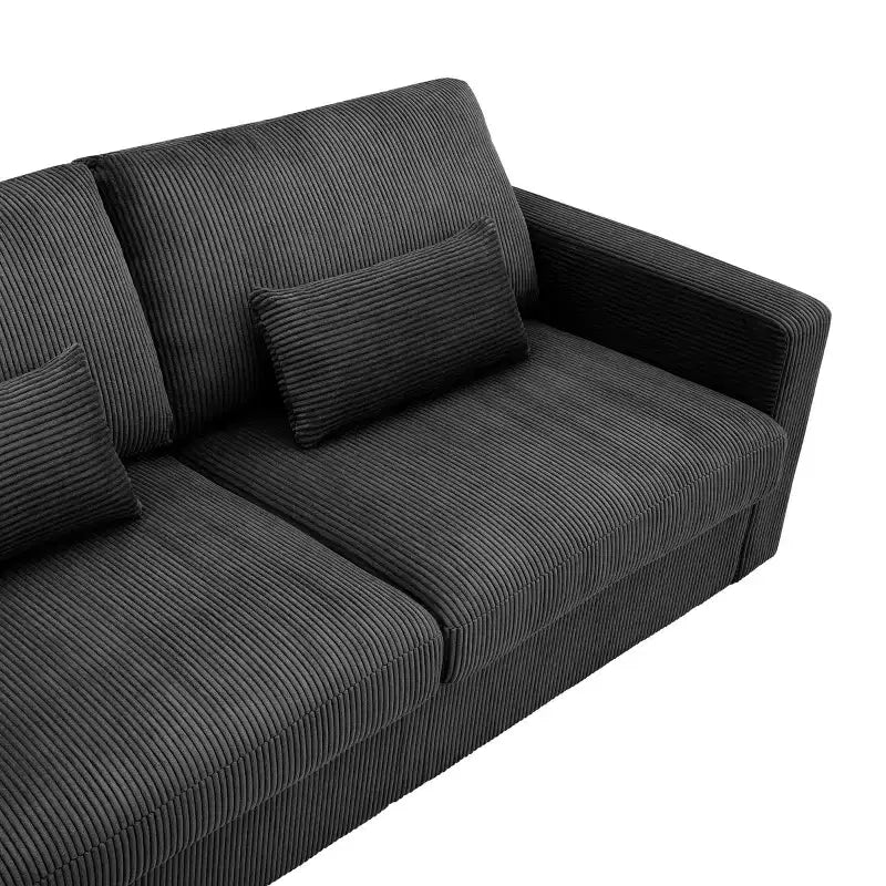 Causeuse moderne en tissu rembourré GDFStudio Garcia avec housses amovibles