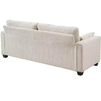 Causeuse moderne en tissu rembourré GDFStudio Garcia avec housses amovibles
