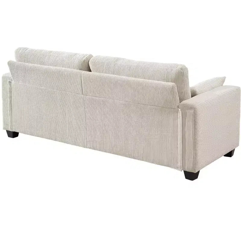 Causeuse moderne en tissu rembourré GDFStudio Garcia avec housses amovibles