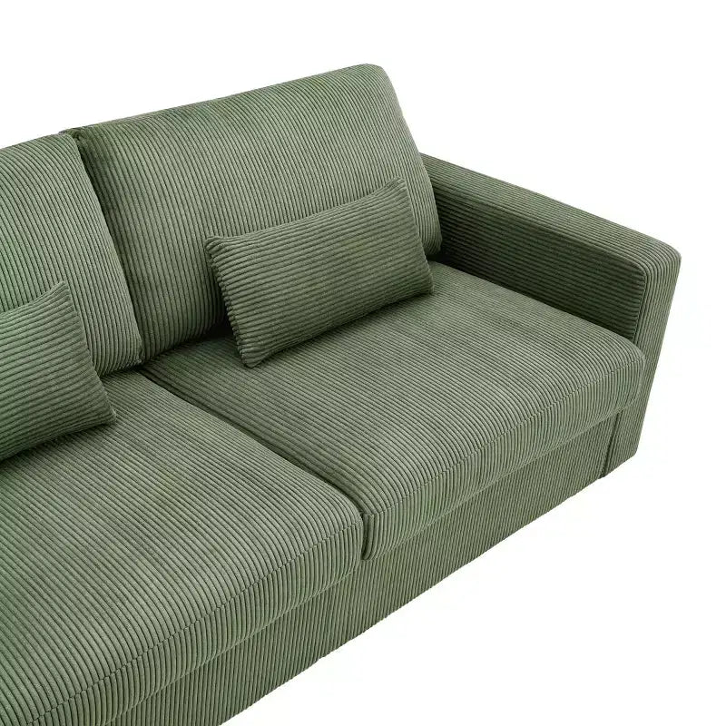Causeuse moderne en tissu rembourré GDFStudio Garcia avec housses amovibles