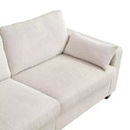 Causeuse moderne en tissu rembourré GDFStudio Garcia avec housses amovibles