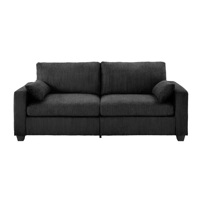 Causeuse moderne en tissu rembourré GDFStudio Garcia avec housses amovibles