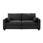Causeuse moderne en tissu rembourré GDFStudio Garcia avec housses amovibles