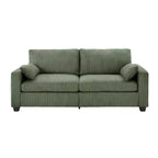 Causeuse moderne en tissu rembourré GDFStudio Garcia avec housses amovibles