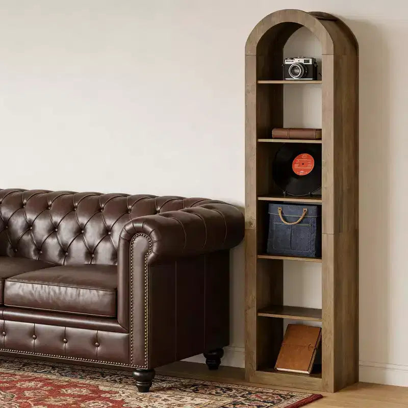 GDFStudio Attlee Modern 6 Tier Open Display Shelf
