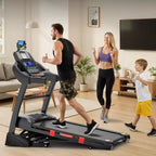 Tapis de course à moteur sans balais 5,0 CV avec inclinaison automatique de 20 %, capacité de poids de 180 kg robuste, vitesse élevée de 19 km/h