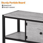 Meuble TV de 147 cm de large avec rangement, meuble TV moderne avec pieds réglables, compatible avec les téléviseurs jusqu'à 65 pouces pour le salon