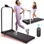 Tapis Roulant Pliable GDFStudio Vella 2.0HP avec Inclinaison et Plateforme Vibrante
