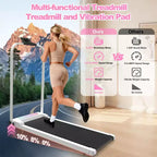 Tapis Roulant Pliable GDFStudio Vella 2.0HP avec Inclinaison et Plateforme Vibrante