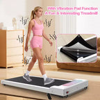 Tapis Roulant Pliable GDFStudio Vella 2.0HP avec Inclinaison et Plateforme Vibrante