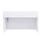 Whisen Full Daybed Frame Solid Wood Daybed with Storage Cabinets, Shoe Cabinet