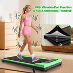 Whisen 2 in 1 Upgrade Foldable Treadmills, Home Exercise Equipment Treadmills, Under Desk Walking Pad with Handle Bar & Incline