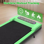 Whisen 2 in 1 Upgrade Foldable Treadmills, Home Exercise Equipment Treadmills, Under Desk Walking Pad with Handle Bar & Incline
