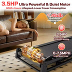 Tapis de course électrique motorisé pliable intelligent 3,75 CV