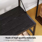5-in-1 Entryway Hall Tree with Bench, Coat Rack, Adjustable Shoe Storage Shelf, Hanging Rod & 9 Hooks, for Hallway, Mudroom & Bedroom