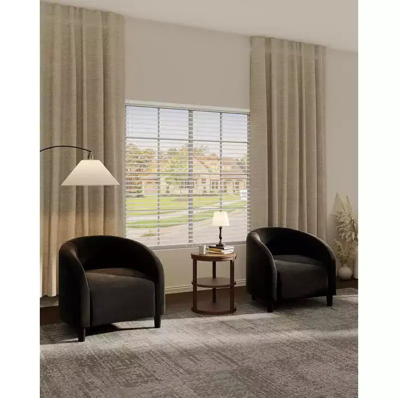 Fauteuil club confortable, tissu bouclette et revêtement doux, dossier arrondi, assise moelleuse, fauteuil moderne pour salon, chambre, réception, lounge, bureau