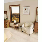 Fauteuil club confortable, tissu bouclette et revêtement doux, dossier arrondi, assise moelleuse, fauteuil moderne pour salon, chambre, réception, lounge, bureau
