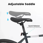 NAYSAYE 700C Road Bike 16 Speed Lightweight Aluminum Frame Bicycle with Dual Disc Brakes for Men and Women, 68*18*37.5